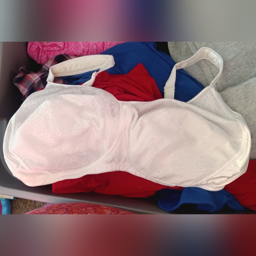 Just My Size Soft White Women's Bra